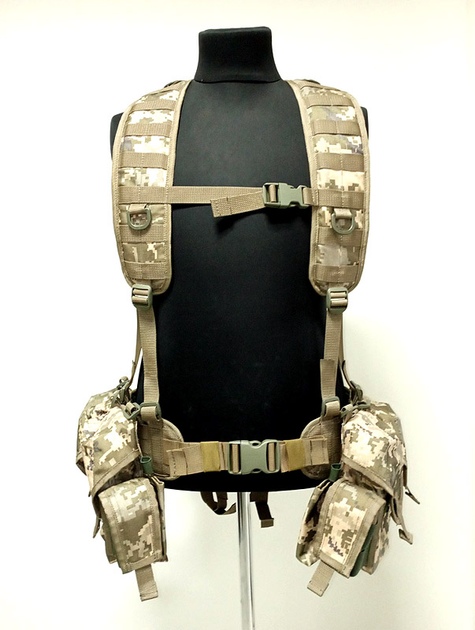 РПС ЗСО РЕЙД ЗСУ (пояс + плечі + 2 підсумки АК, гранати, сигналки + сухарка) (726143) - зображення 1