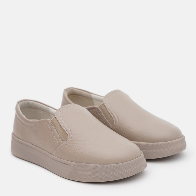 Женские слипоны Prime Shoes 262 Leather 23-262-10821 37 24 см Капучино (PS_2000000201740) 