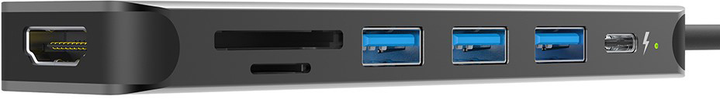 Stacja dokująca Silicon Power SU20 7w1 HDMI USB-C PD 60W (SPU3C07DOCSU200G) - obraz 3