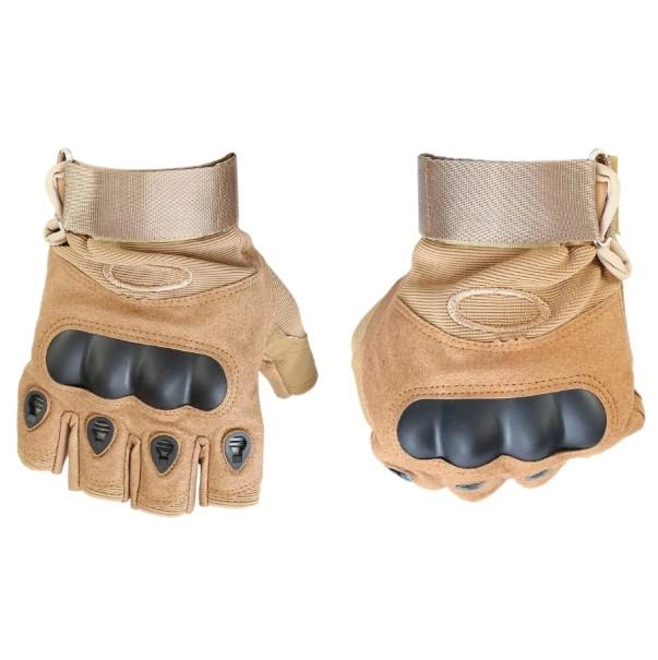 Тактические перчатки Oakley замшевые беспалые Койот XL - изображение 1