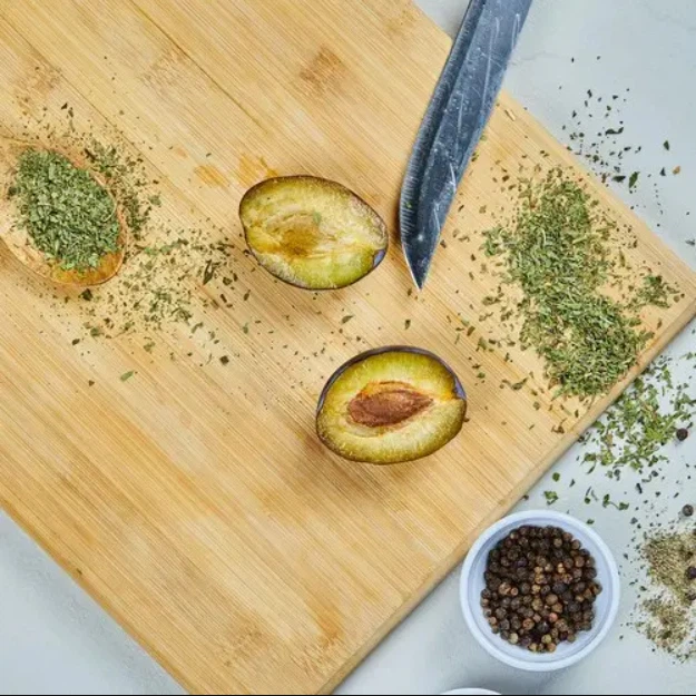 Доска разделочная для кухни из дерева бамбук 4 шт Iso Trade Ruhhy 19338 для мяса рыбы овощей и хлеба + металлическая подставка - Фото 7 Доска разделочная для кухни из дерева бамбук 4 шт Iso Trade Ruhhy 19338 для мяса рыбы овощей и хлеба + металлическая подставка - изображение 7