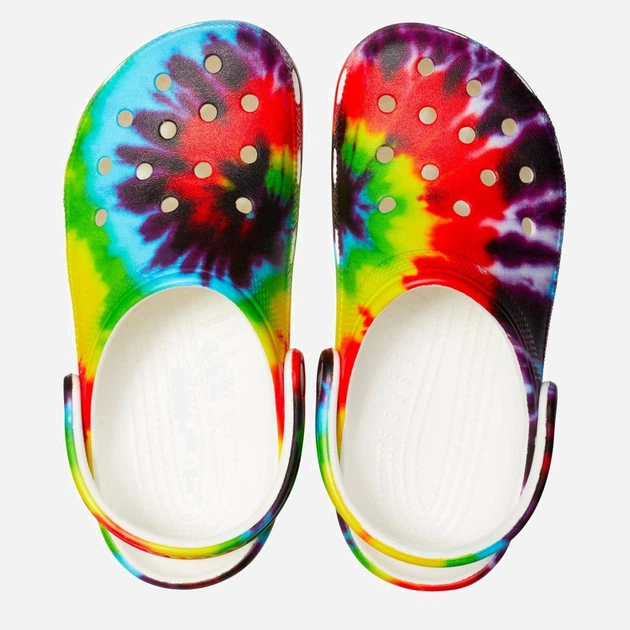 Чоловічі крокси Crocs Classic Tie-Dye Graphic CR205453-MLT 42-43 (M9) 26.3 см Різнокольорові (191448236837) - зображення 3