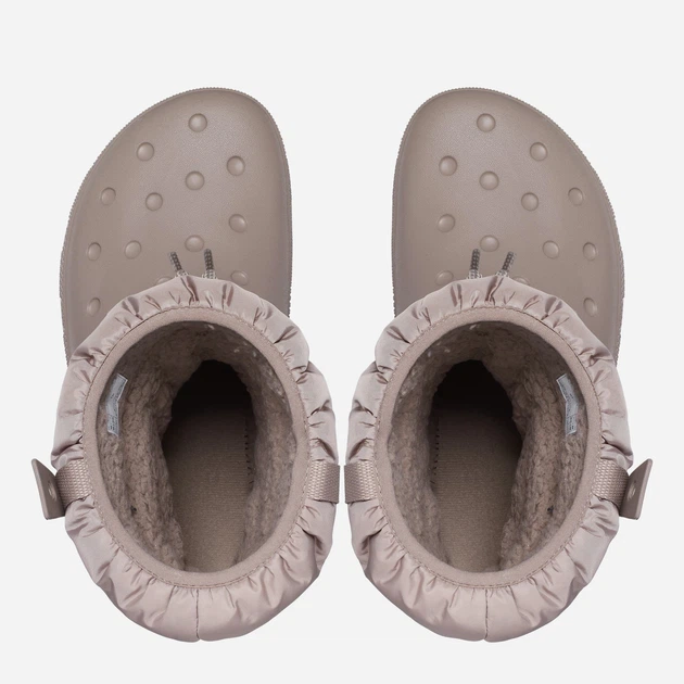 Śniegowce damskie wysokie ocieplane Crocs CR207312-MUSH 36-37 (W6) 22.9 cm Brązowe (196265147175) - obraz 3