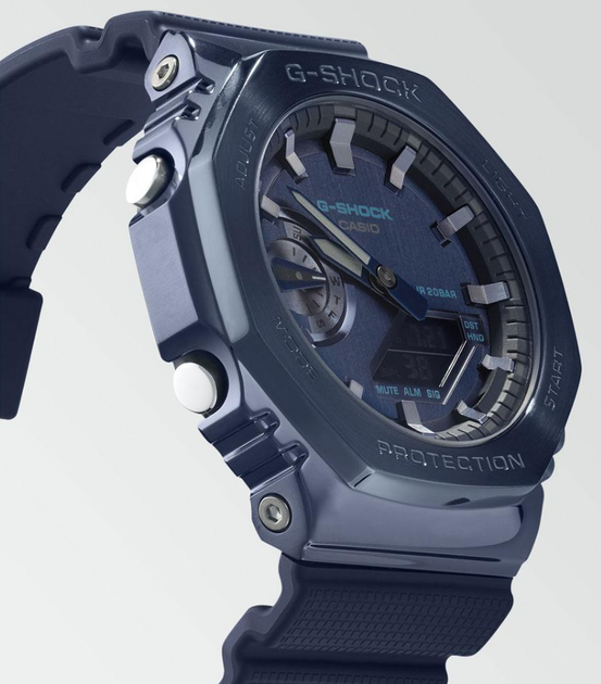 Наручные часы Casio GM-2100N-2AER / 200 WR / Синий - изображение 2