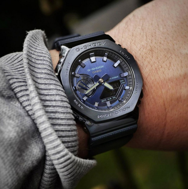 Наручные часы Casio GM-2100N-2AER / 200 WR / Синий - изображение 5