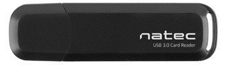 Czytnik kart NATEC Scarab 2 USB 3.0 SD/MicroSD Czarny - obraz 1