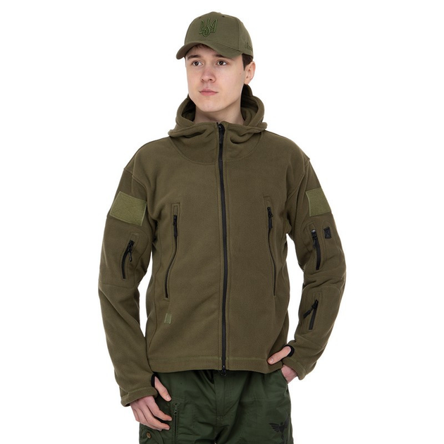 Куртка тактическая флисовая Zelart Tactical Scout Heroe 6004 размер 2XL (52-54) Olive - изображение 1