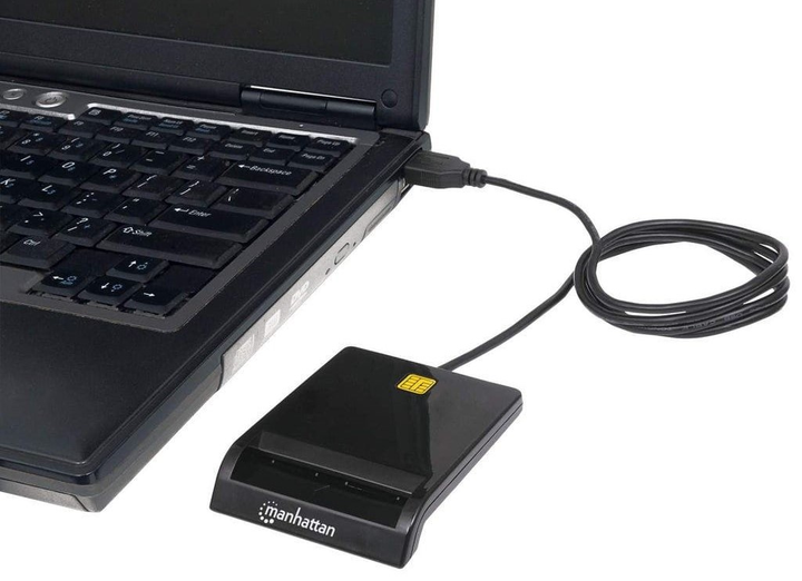 Karta Manhattan Smart Card N USB 2.0 czarna (102049) - obraz 4