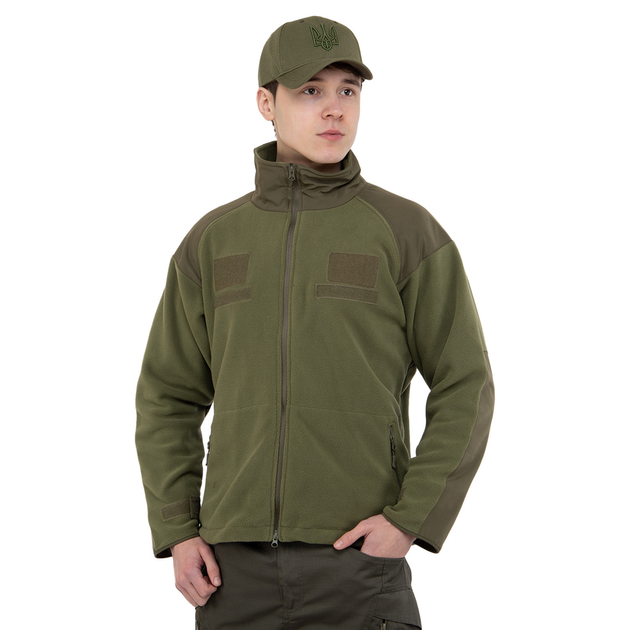 Куртка тактическая флисовая Zelart Tactical Scout Heroe 6003 размер 3XL (54-56) Olive - изображение 1