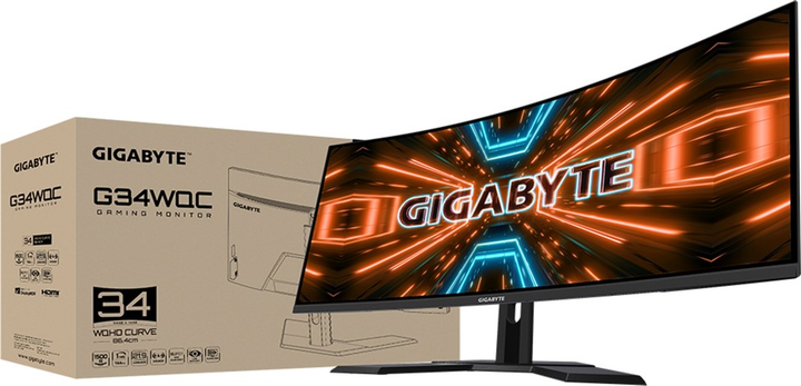 Monitor 34" Gigabyte G34WQC A - obraz 8