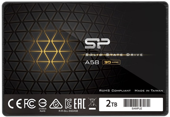 Dysk SSD Silicon Power Ace A58 2TB 2.5" SATAIII SLC (SP002TBSS3A58A25) - obraz 1