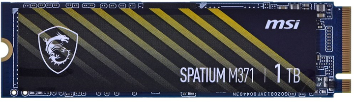 Dysk SSD MSI SPATIUM M371 1TB M.2 NVMe PCIe 3.0 3D NAND (TLC) (S78-440L870-P83) - obraz 1