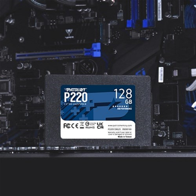Patriot P220 128GB 2.5" SATAIII TLC (P220S128G25) - зображення 4