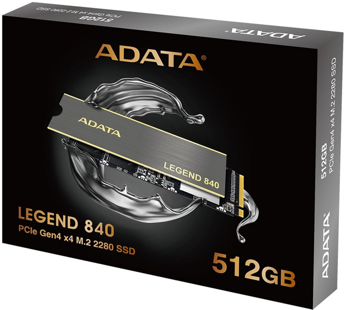 ADATA LEGEND 840 512 GB M.2 PCIe 4.0 3D NAND (ALEG-840-512GCS) - obraz 8
