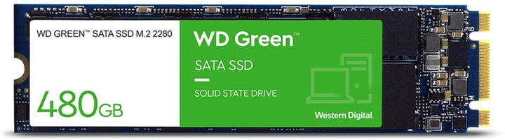 Dysk SSD Western Digital Green 480 GB M.2 SATAIII SLC (WDS480G3G0B) - obraz 1