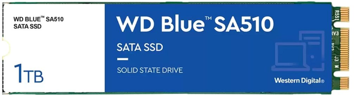 Western Digital Blue 1TB M.2 SATAIII TLC 3D (WDS100T3B0B) - зображення 1