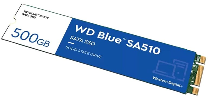 Dysk SSD Western Digital Blue 500 GB M.2 SATAIII TLC 3D (WDS500G3B0B) - obraz 3