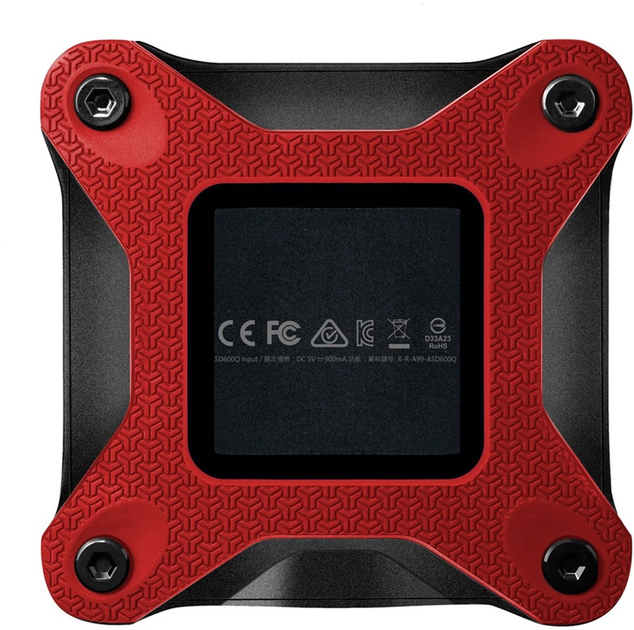 ADATA SD600Q 240GB 2.5" USB 3.1 TLC 3D Red (ASD600Q-240GU31-CRD) External - зображення 5