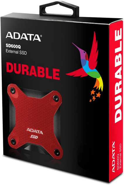 ADATA SD600Q 240GB 2.5" USB 3.1 TLC 3D Red (ASD600Q-240GU31-CRD) External - зображення 6