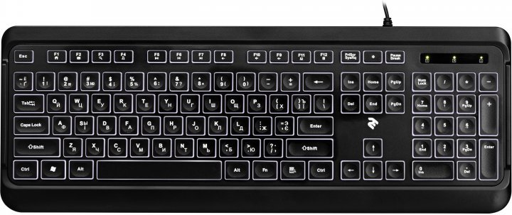 Клавіатура 2E KS120, Black (2E-KS120UB) - изображение 1