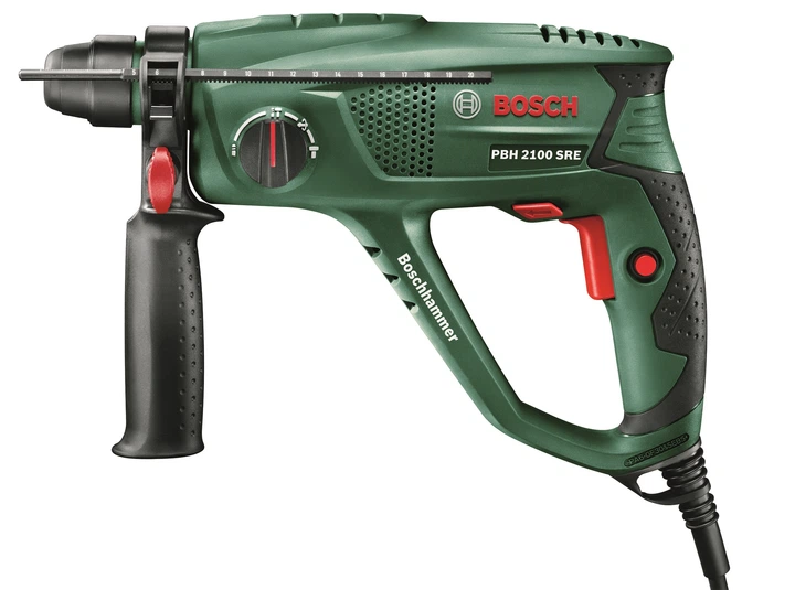 Wiertarka udarowa Bosch PBH 2100 RE + walizka (06033A9320) - obraz 2