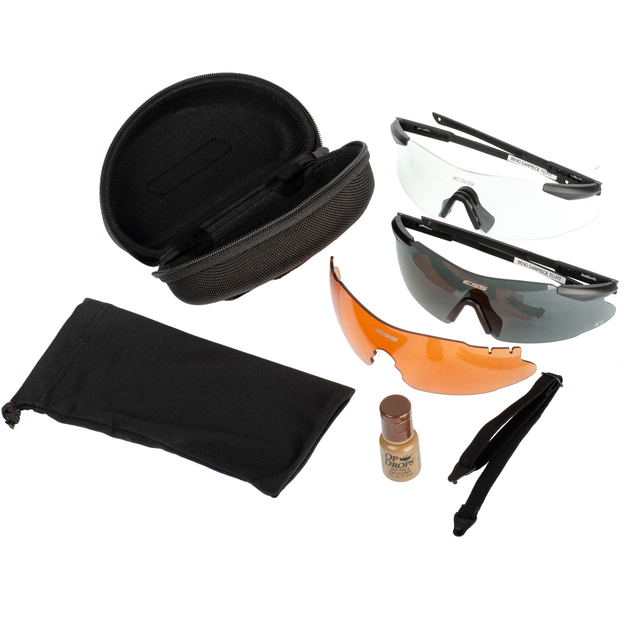 Окуляри ESS Ice 2X Tactical Eyeshields Kit Clear & Smoke & Hi-Def Copper Lens 2000000102382 - зображення 2