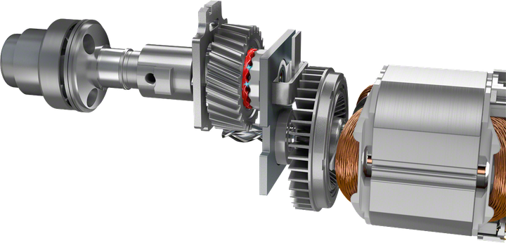 Дриль ударний Bosch UniversalImpact 800, Kickback control, Bosch Speed Preselection, однокулачковий патрон з функцією Autolock , регулятор швикості, валіза (0603131120) - зображення 6