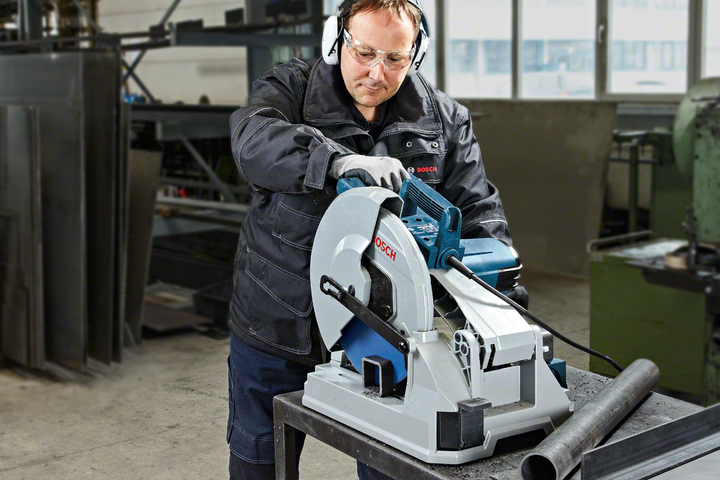 Пила торцовочная для металла Bosch Professional Heavy Duty GCD 12 JL, плавный пуск, 2000 Вт + диск Expert for steel 300х25,4 (0601B28000) - изображение 10