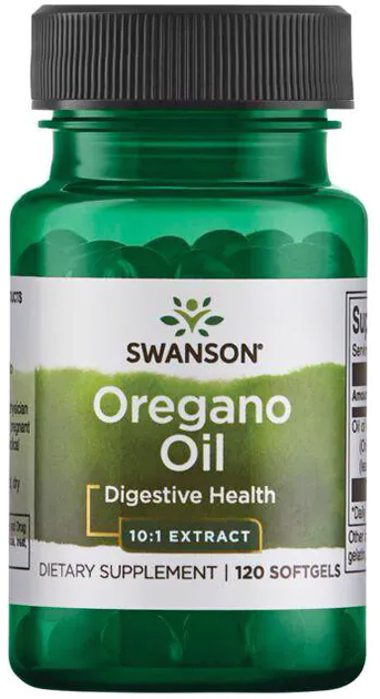 Екстракт олії орегано Swanson Oregano Oil 10:1 Extract 120 капсул (SW1016) - зображення 1