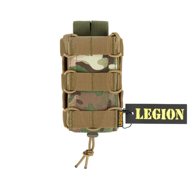 Подсумок тактический для АК Legion открытый двойной Мulticam мультикам военный для магазина TR_1432 - изображение 1