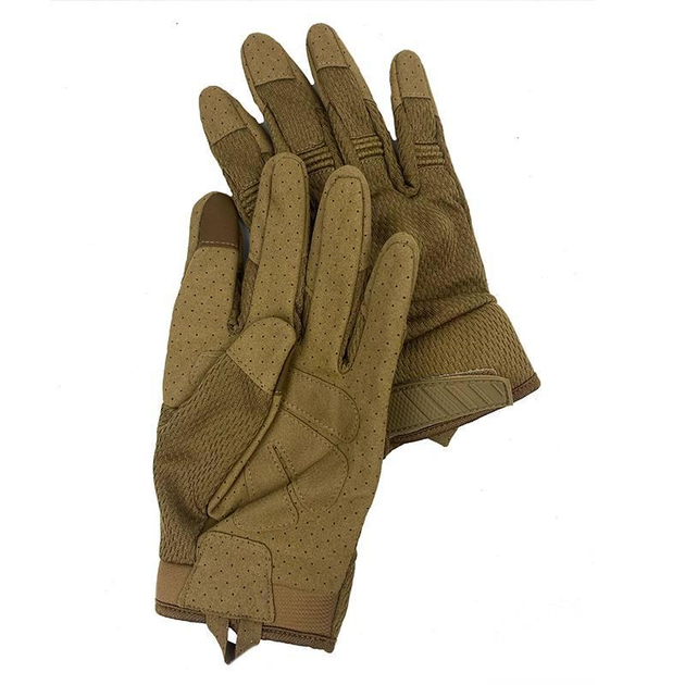 Перчатки тактические армейские с пальцами ВСУ (ВСУ) 20222179 9998 L койот (OPT-8051) - изображение 2