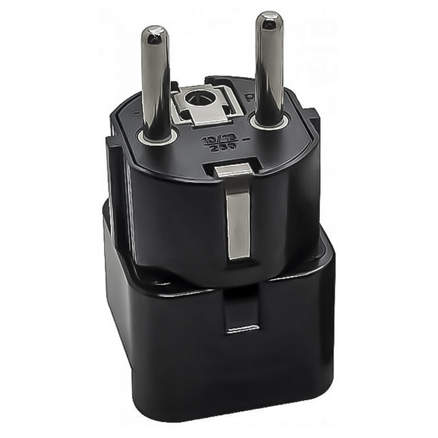 Универсальный переходник UK/US на евророзетку EU WD-9 Black (OPT-1201 ...