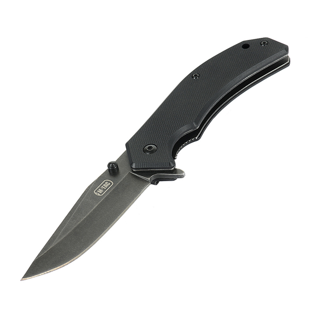 Нож складной армейский тактический M-Tac Type 8 Black (OPT-7731) - изображение 1