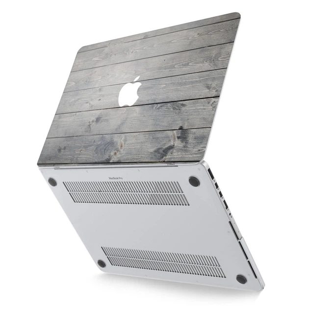 Чехол пластиковый для Apple MacBook Neo 13 (A18 Pro) 2026 (Потертая древесина) A3404 макбук нэо 13" inch - изображение 2