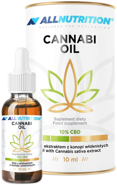 Масло канабісу Allnutrition Cannabi Oil 10% 10 мл (ALL768) - зображення 1