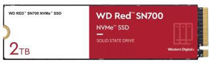 Dysk SSD Western Digital Red SN700 2 TB M.2 NVMe PCIe 3.0 3D NAND (TLC) (WDS200T1R0C) - obraz 1