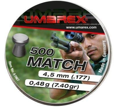 Пули свинцовые UMAREX Match Pro 0.48 гр 500 шт - изображение 1