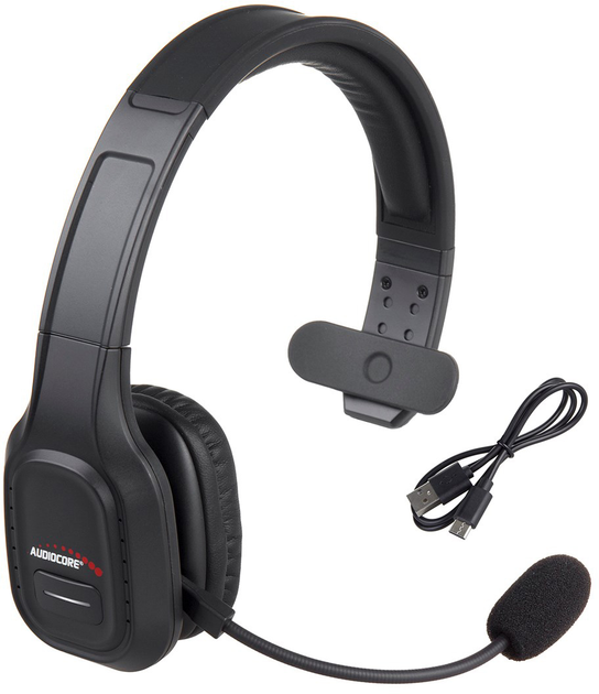 Zestaw słuchawkowy Bluetooth AUDIOCORE AC864 Czarny - obraz 4