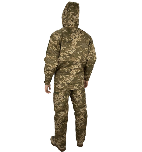 Костюм військовий зимовий Softshell ТТХ (Піксель) 62 (5XL), зріст 182 - зображення 2