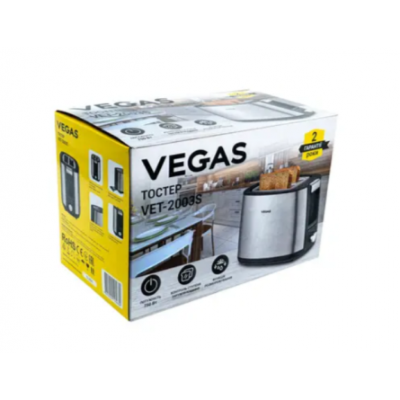 Тостер Vegas VET-2003S - Фото 12 Тостер Vegas VET-2003S - изображение 12