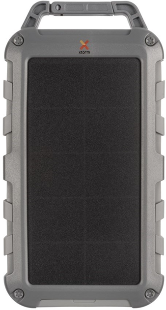 Powerbank solarny Xtorm Fuel XFS405 10000 mAh Solar IPX4 Grey - obraz 1