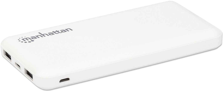 Powerbank Manhattan 10000 mAh White (406277) - obraz 1