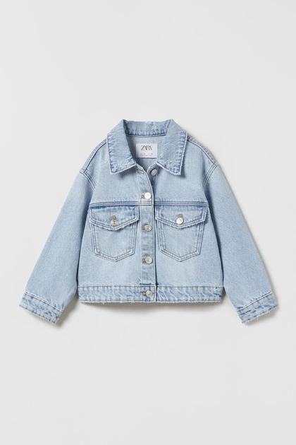 Джинсовая куртка для девочки 8761 ZARA 164 см Голубой 65472 от продавца ...
