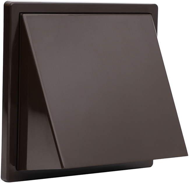 Вентиляционная решетка AIRROXY 100 02-501BR Brown с обратным клапаном ...