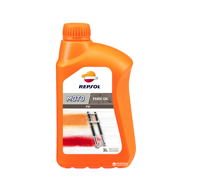 Олива для гідравлічної вилки REPSOL Fork Oil 5W 1л (2474) - Фото 1 Олива для гідравлічної вилки REPSOL Fork Oil 5W 1л (2474) - изображение 1