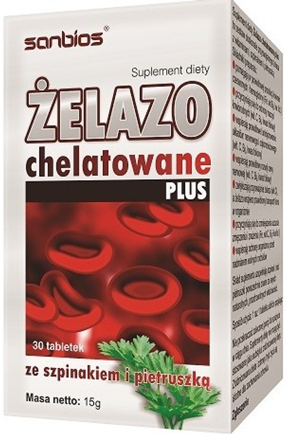 Żelazo Chelatowe Sanbios Plus 30 T SB444 - obraz 1