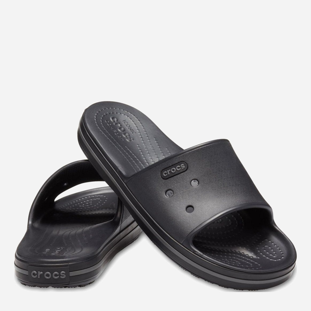 Чоловічі шльопанці Crocs CR205733-BKGR 41-42 (M8) 25.5 см Чорні (191448334045) - зображення 2