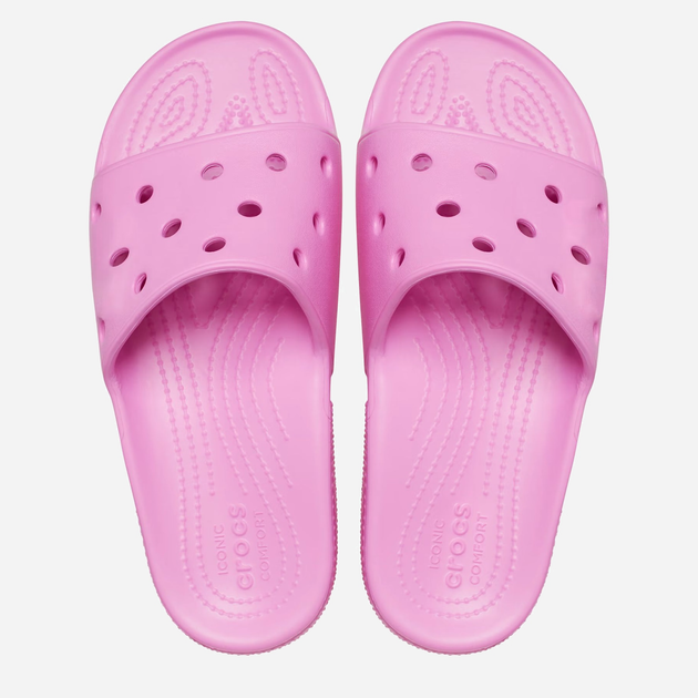 Klapki damskie Crocs CR206121-TAPK 37-38 (M5/W7) 23 cm Różowe (191448909106) - obraz 3