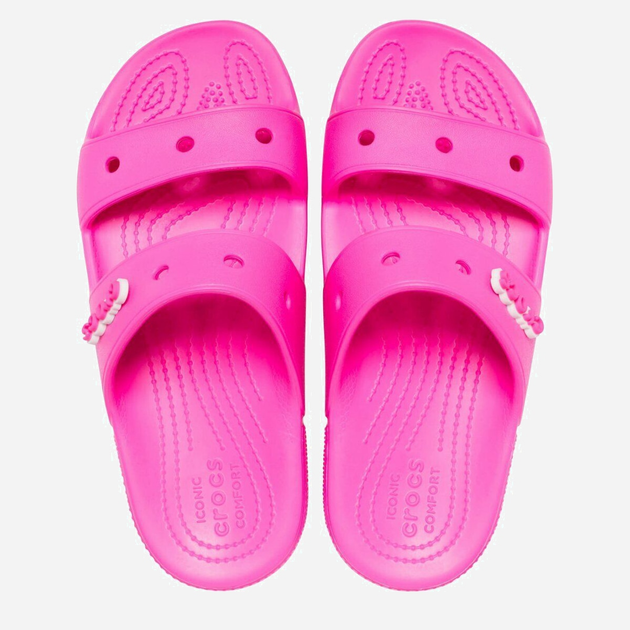 Klapki damskie Crocs CR206761-ELPK 37-38 (M5/W7) 23 cm Różowe (191448681767) - obraz 3