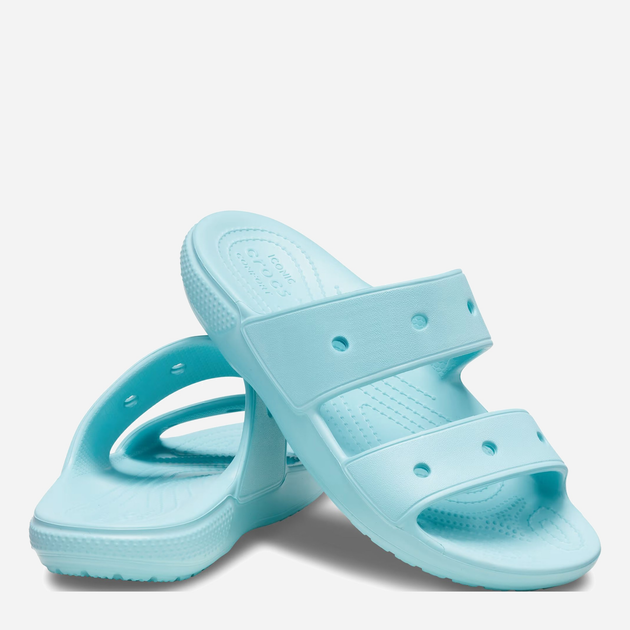 Klapki damskie Crocs CR206761-PUWA 36-37 (M4/W6) 22 cm Jasnoniebieskie (191448913585) - obraz 2